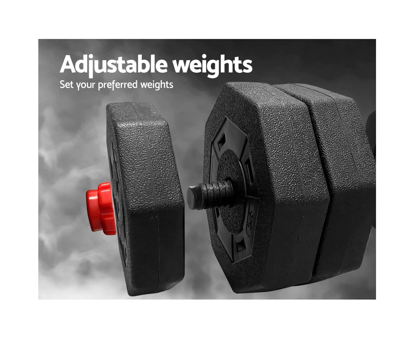 40Kg Dumbbells Barbell Set Adjustable Dumbbell Weight Lifting