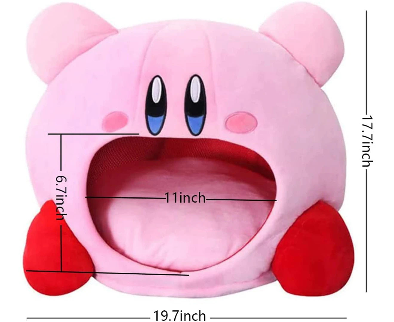 Puppy Cat Cozy Bed Cave Nest for Small Pet Sucked in by Kirby Plush Kitty Beds