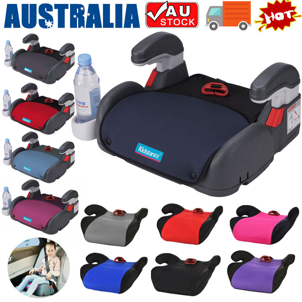 4- 12 Years Car Booster Seat Chair Cushion Pad for Toddler Children Kids Sturdy