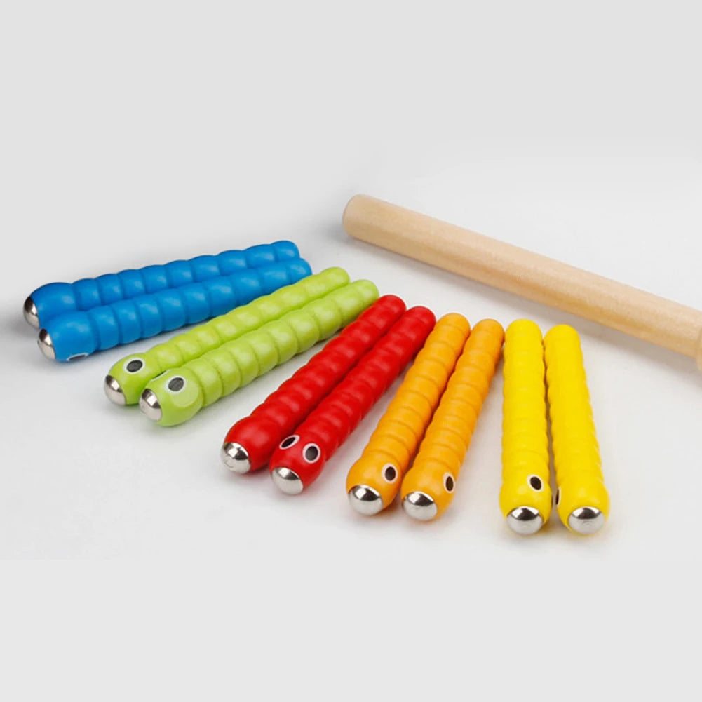 Wooden Magnetic Strawberry Bug Catching Game – A Fun and Educational Toy for Toddlers