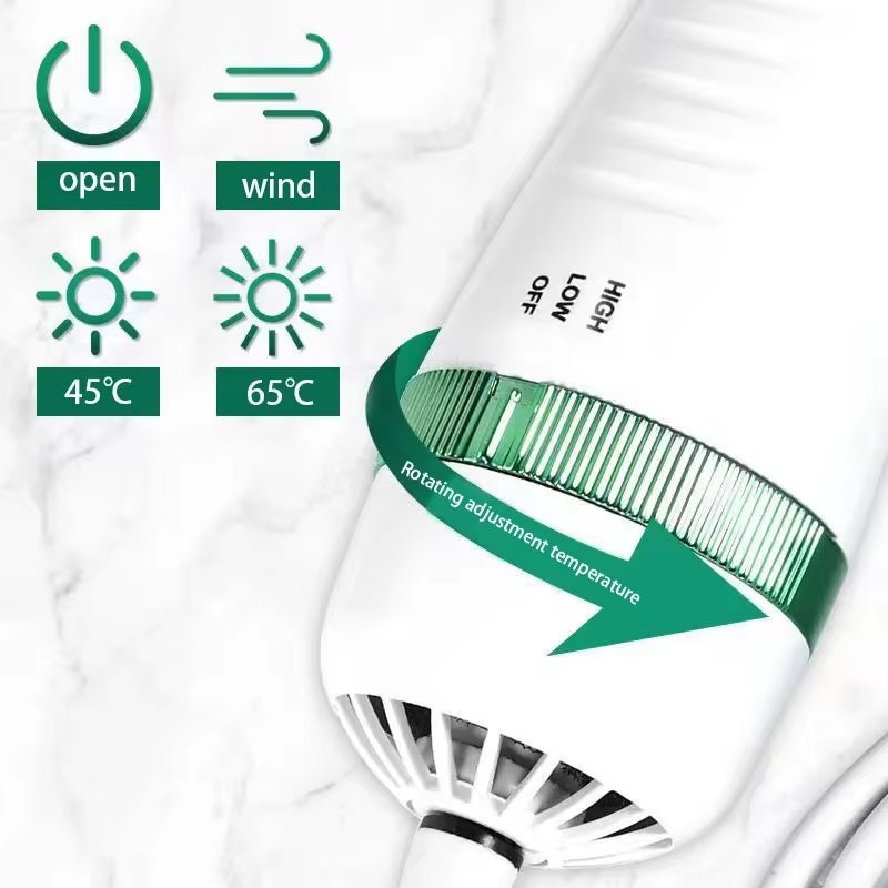 Pet Hair Dryer with Slicker Brush Grooming for Cat and Dog Brush Professional Home Grooming Furry Drying Portable Dog Blower